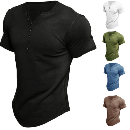 Herren T-Shirt Kurzarm Freizeitshirt Modern - BerlinGlamour