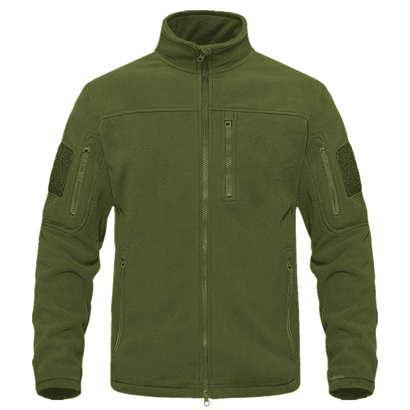 Herren Fleecejacke Vieltaschig Warm Hochschließend - BerlinGlamour