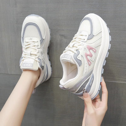 Damen Sneaker atmungsaktiv Mesh Laufsohle Dämpfung - BerlinGlamour