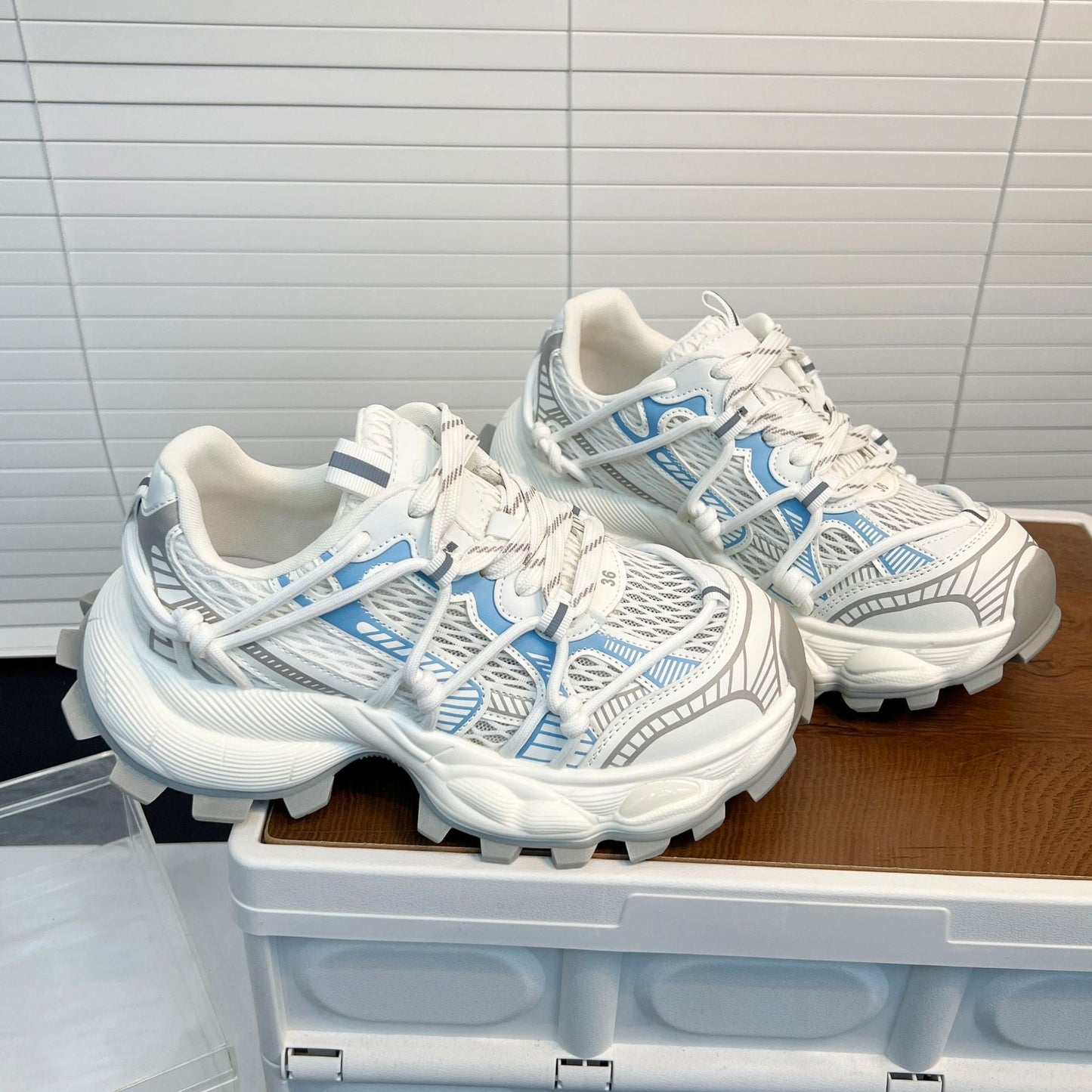 Damen Trail-Sneaker Laufschuhe Atmungsaktiv Rutschfest
