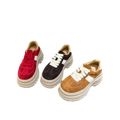 Damen Plattform Sneaker Hoch Komfortabel Modisch