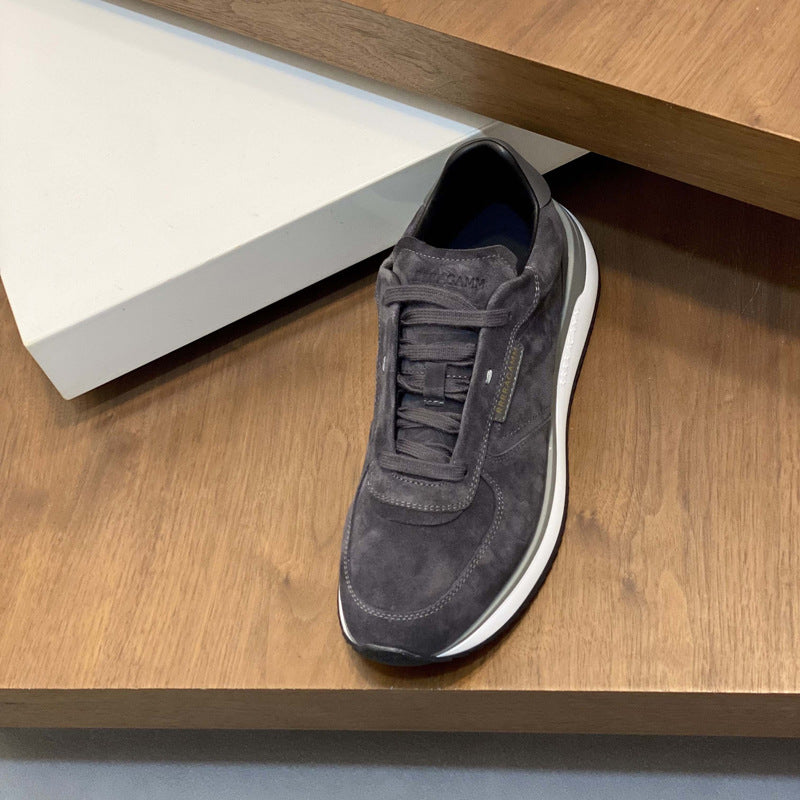 Damen Sneaker Wildleder Bequem Atmungsaktiv