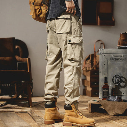 Herren Cargohose Elastisch Vieltaschig Praktisch