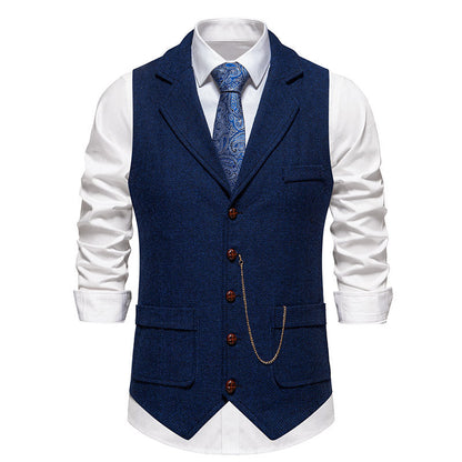 Herren Weste Elegante Slim Fit Modern Berlin Stil