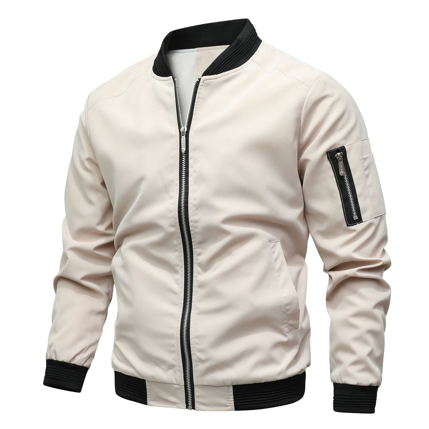 Herren Bomberjacke Leicht Modern Slim Fit
