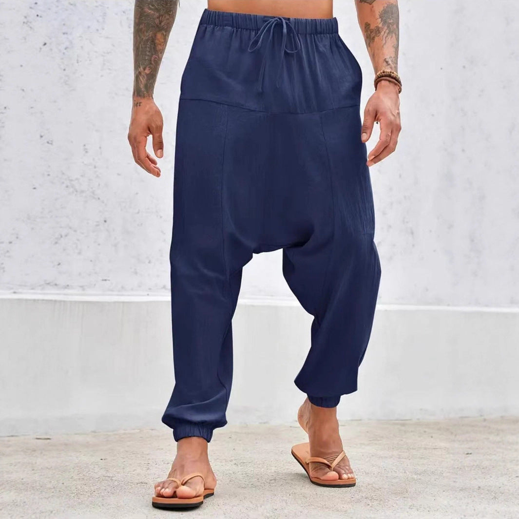 Bequeme Herrenhose Elastischer Bund Lässiger Stil