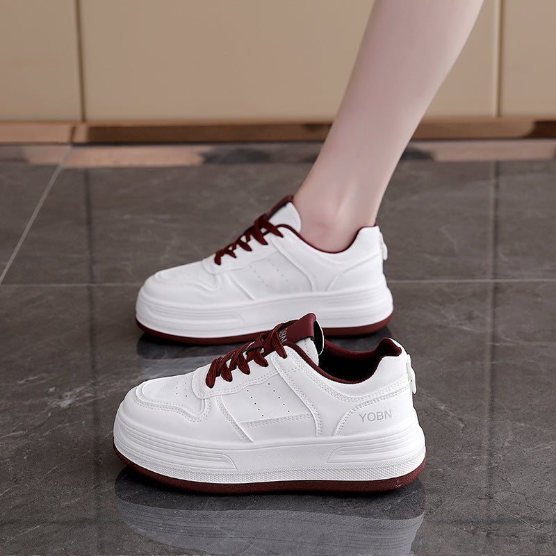 Damen Sneaker atmungsaktiv mit dicker Dämpfung Modern