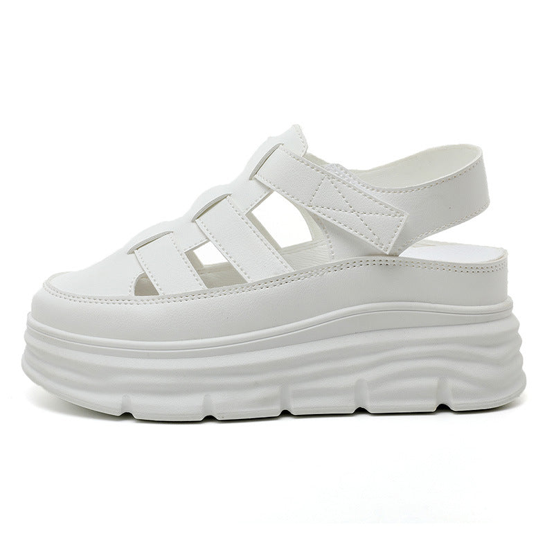 Damen Plateau Sandalen Hohe Absatz Sandaletten