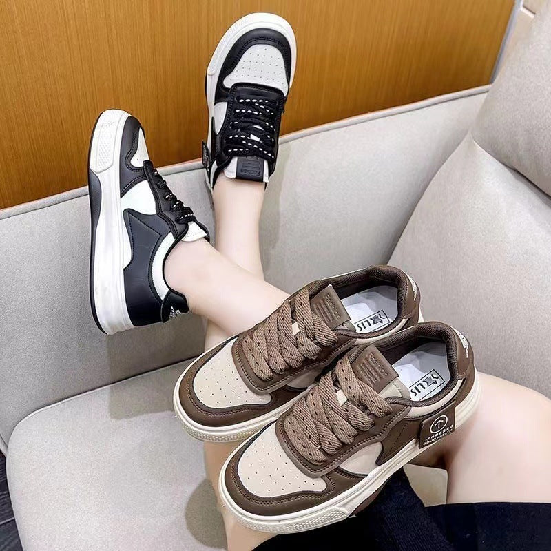 Damen Sneaker Sportlich Dicksohle Atmungsaktiv