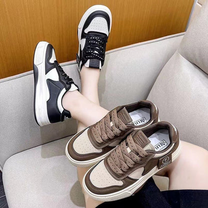 Damen Sneaker Sportlich Dicksohle Atmungsaktiv