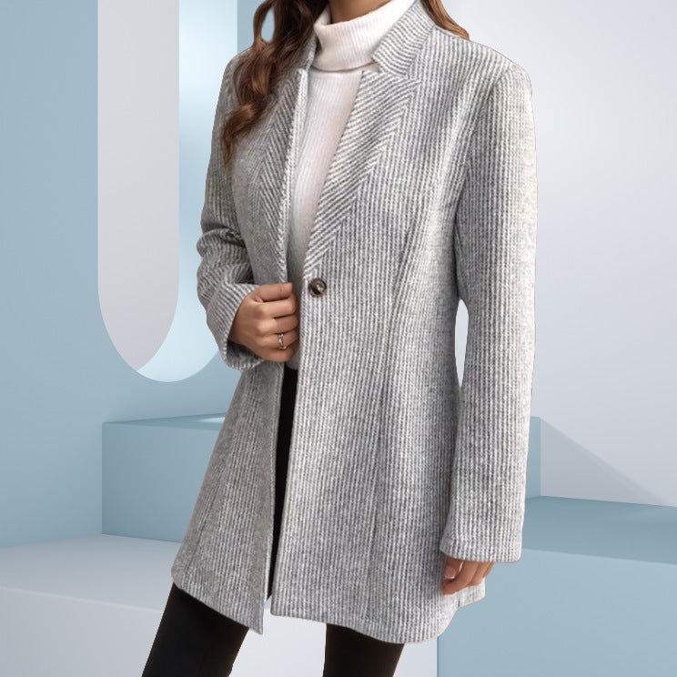 Damen Blazer Elegant Strukturieren Business Chic - BerlinGlamour