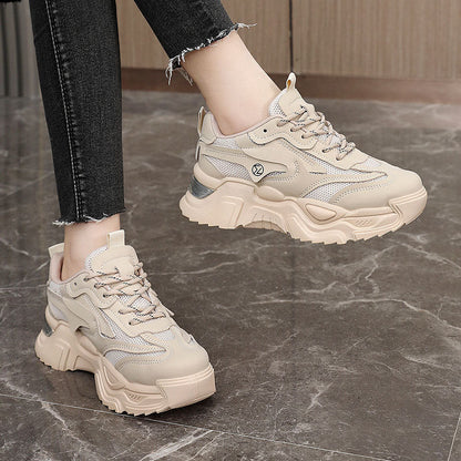 Damen Sneaker Chunky Luftdurchlässig Rutschfest