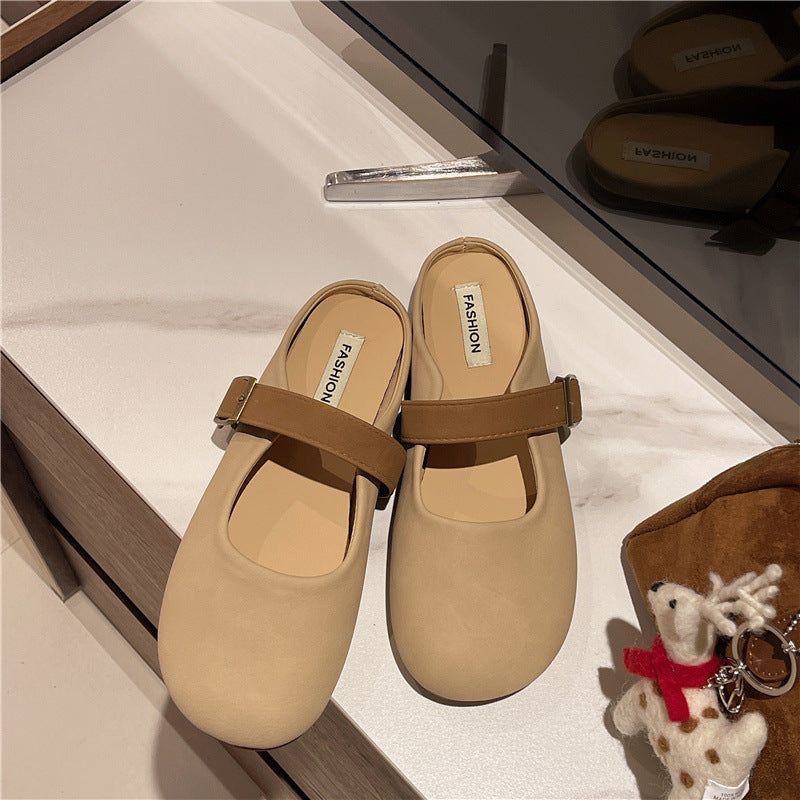 Damen Clogs Bequem Schnallenverschluss Elegant