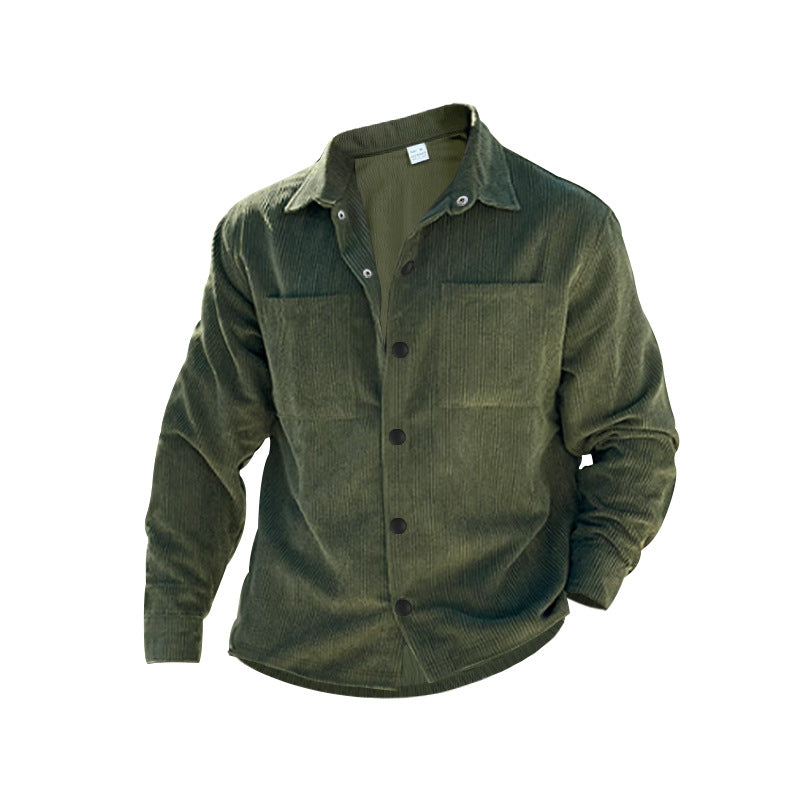 Herren Cordjacke Braun Elegant