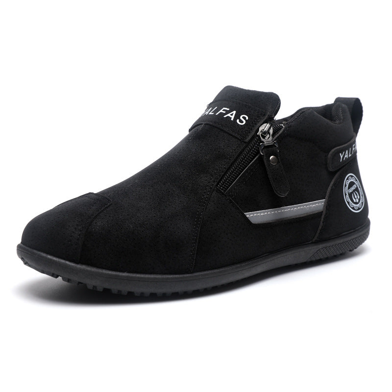 Damen Stiefeletten Bequem Elegante Reißverschluss Schuhe