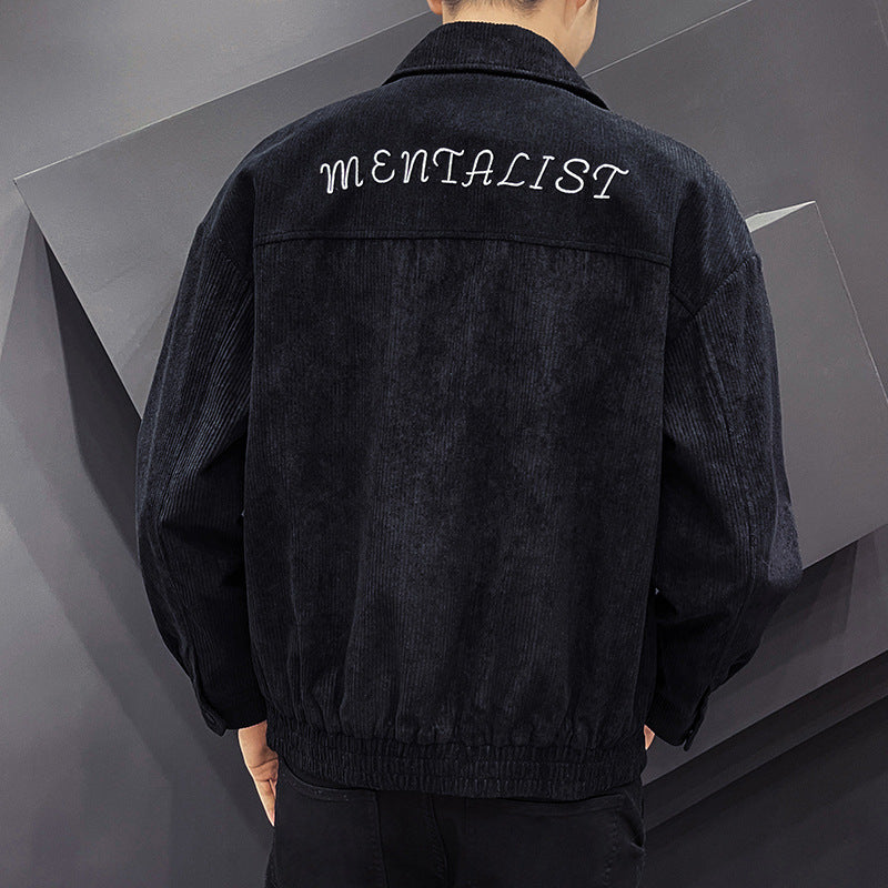 Herren Hemdjacke Cord Freizeitjacke Lässig Modern