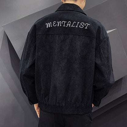 Herren Hemdjacke Cord Freizeitjacke Lässig Modern