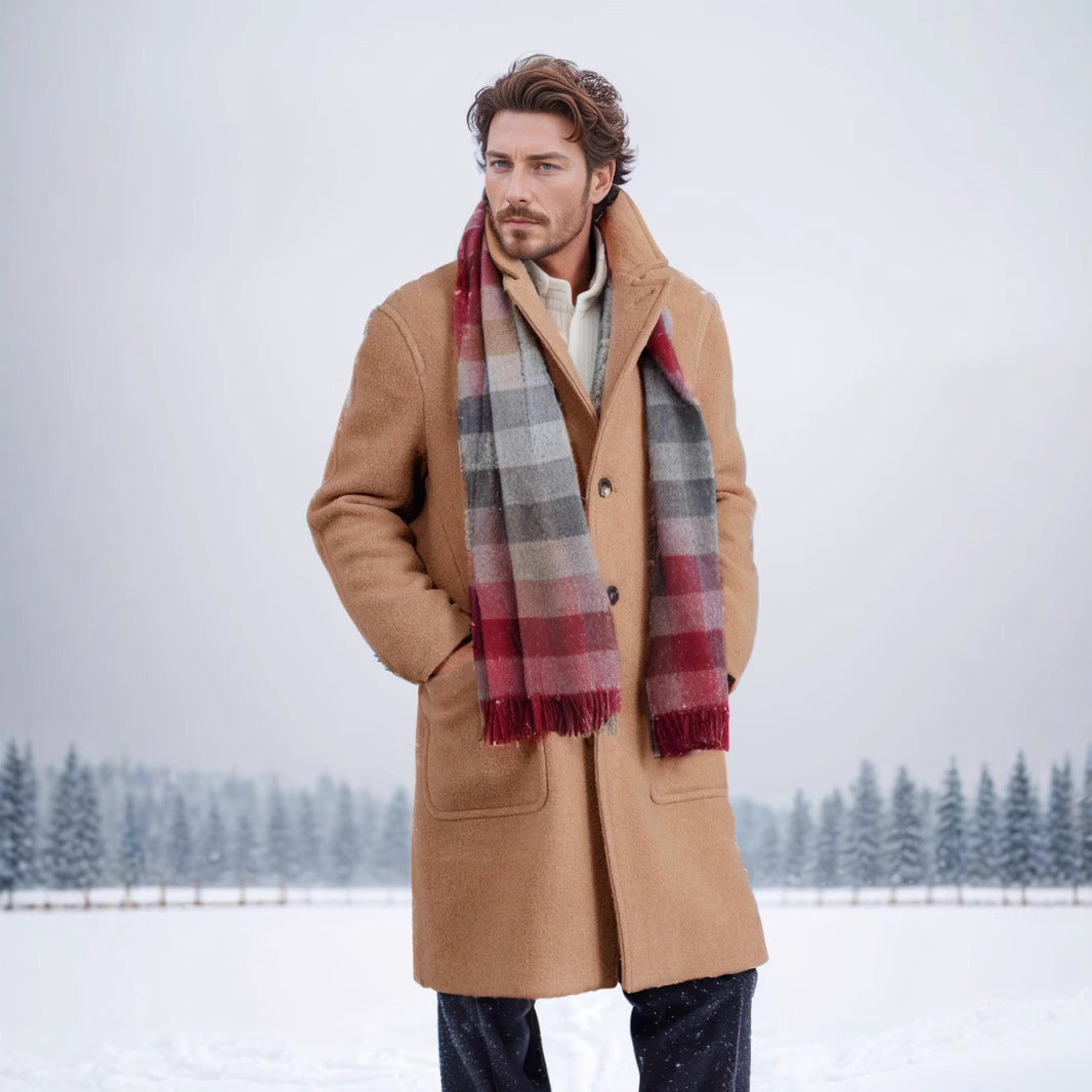 Herren Wollmantel Warm Stilvoll Winter - BerlinGlamour