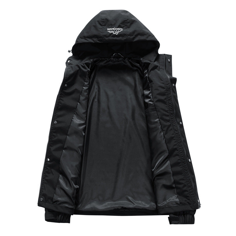 Wetterfeste Herrenjacke Multifunktionell Winddicht