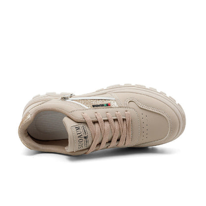 Damen Sneaker Glitzer Chunky Schuhe Robust Fashion