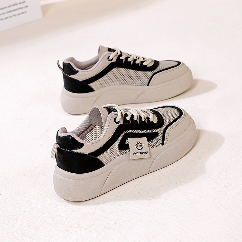 Damen Sneaker atmungsaktiv Komfort Sohle Schuhe Sport
