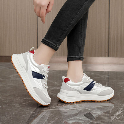Damen Sneaker Bequem Laufschuhe Mit Stoßdämpfung