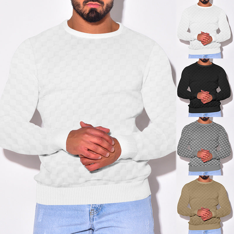 Herren Pullover Strukturstoff Modern Elegant - BerlinGlamour