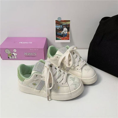 Damen Sneaker Bunt Grafik Bequem