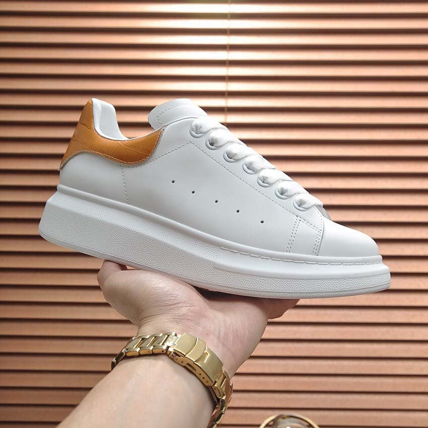 Damen Sneaker Sportlich Lederspitze Weich gepolstert