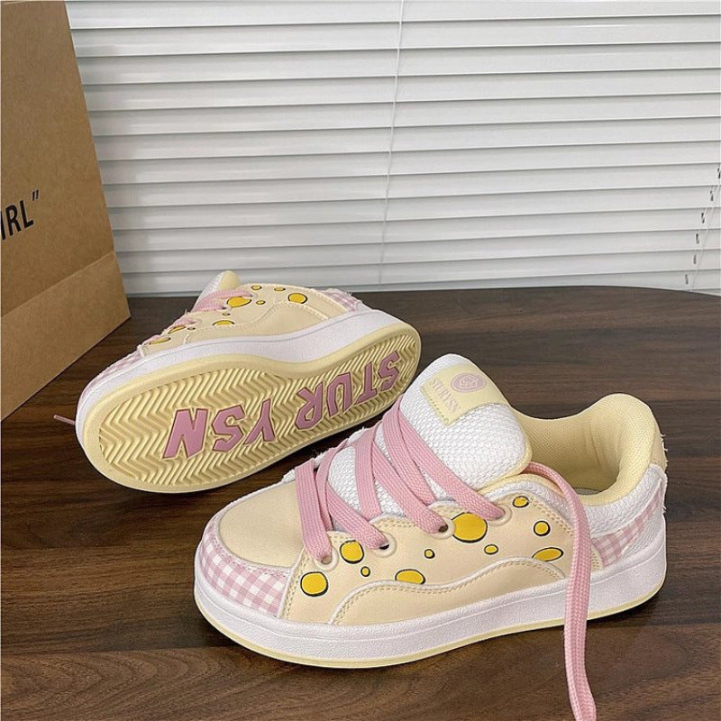 Damen Sneaker Bequem Verspielt Fashion Sport
