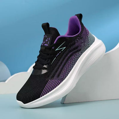 Damen Laufschuhe Atmungsaktiv Mesh Sneaker Komfort