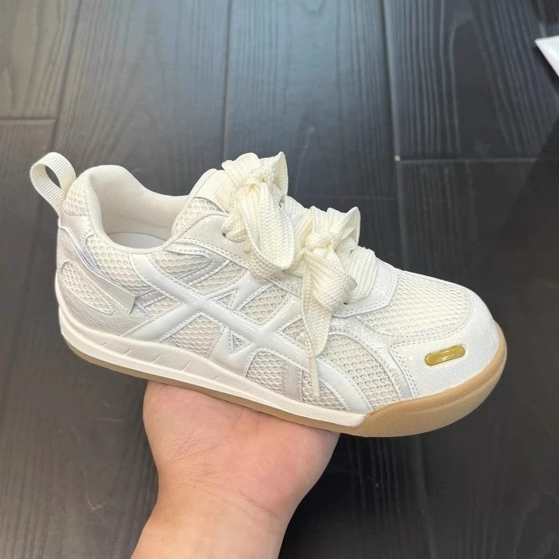 Damen Sneaker Sport Mesh Atmungsaktiv Schnell Schnüren - BerlinGlamour