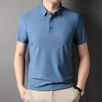 Herren Poloshirt Atmungsaktiv Strukturiert Modern - BerlinGlamour