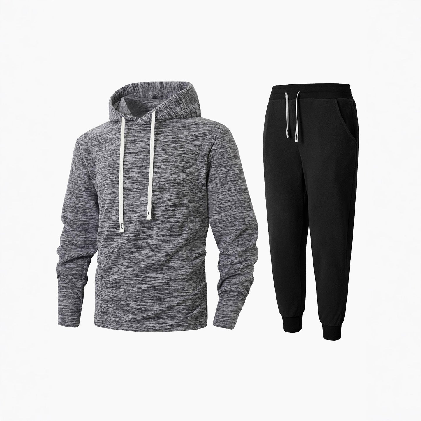 Herren Sportanzug Fleece Kapuzenpullover Jogginghose Set - BerlinGlamour