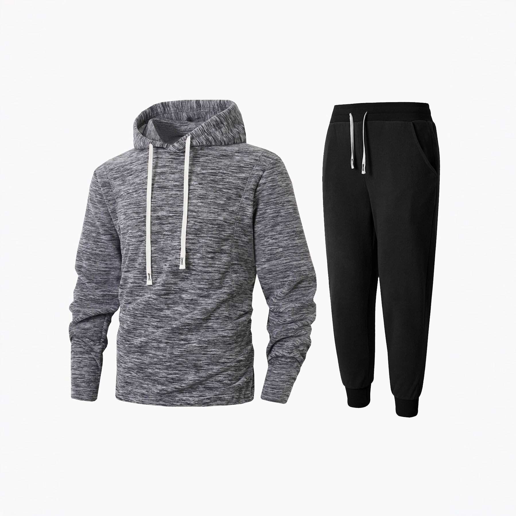 Herren Sportanzug Fleece Kapuzenpullover Jogginghose Set - BerlinGlamour