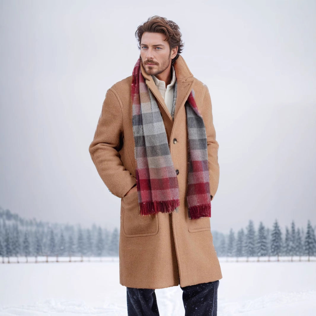 Herren Longcoat Eleganter Zeitloser Mantel Berlin - BerlinGlamour