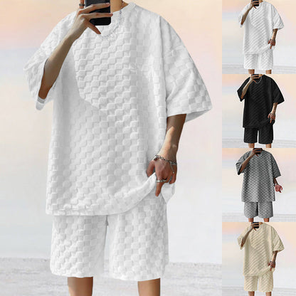 Herren Freizeitanzug Modern Elegant Grau - BerlinGlamour
