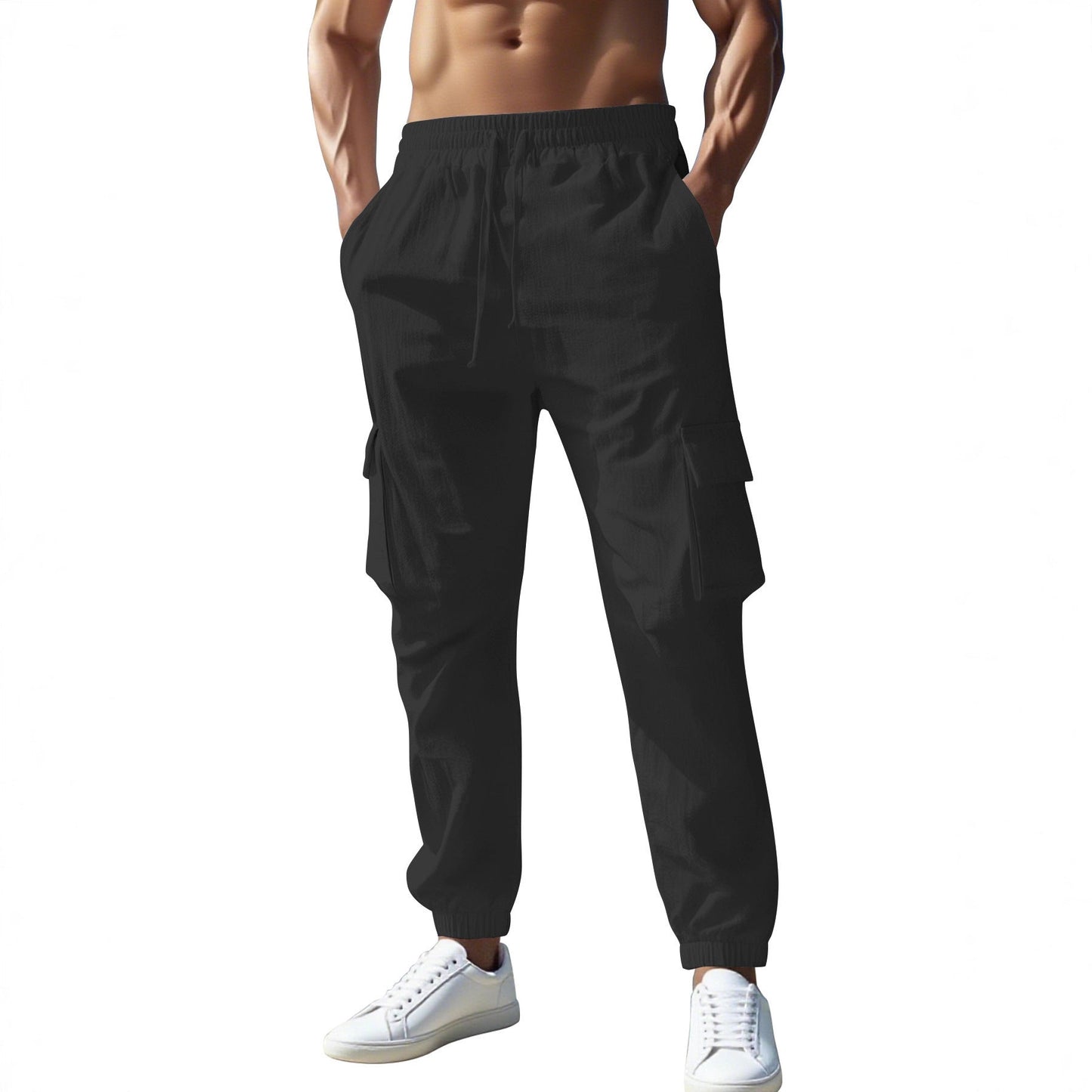 Bequeme Herren Cargo-Hose Stretch Modern