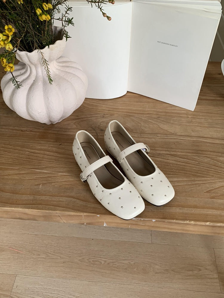 Damen Ballerinas Elegante Strassstein Schuhe Heidi Mode