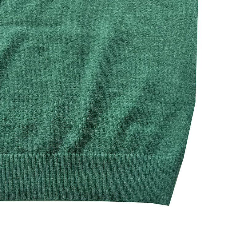 Herren Pullover V-Ausschnitt Weich Strick Eleganz