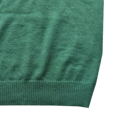 Herren Pullover V-Ausschnitt Weich Strick Eleganz