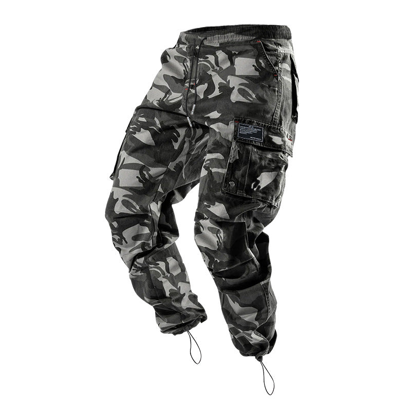 Herren Cargo-Hose Multifunktions-Taschen Elastisch - BerlinGlamour