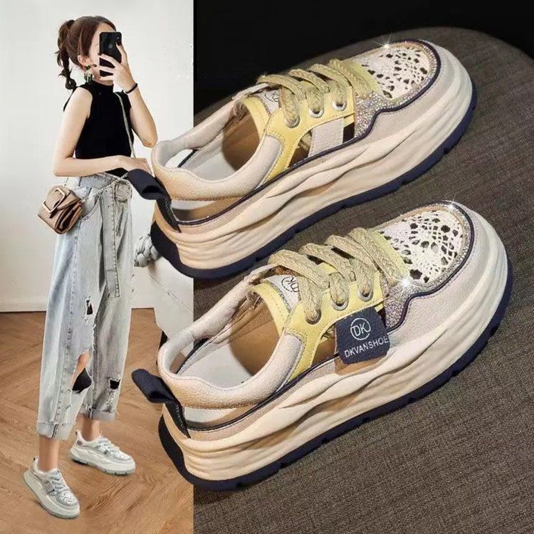 Damen Sneaker Chunky Bequem Atmosphären Mesh - BerlinGlamour