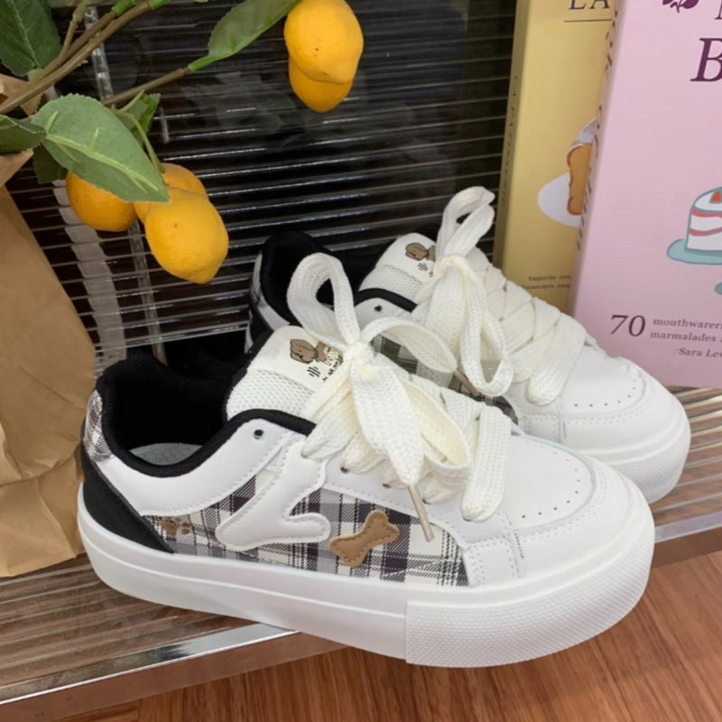 Damen Sneaker Tiermuster Robust Sportlich