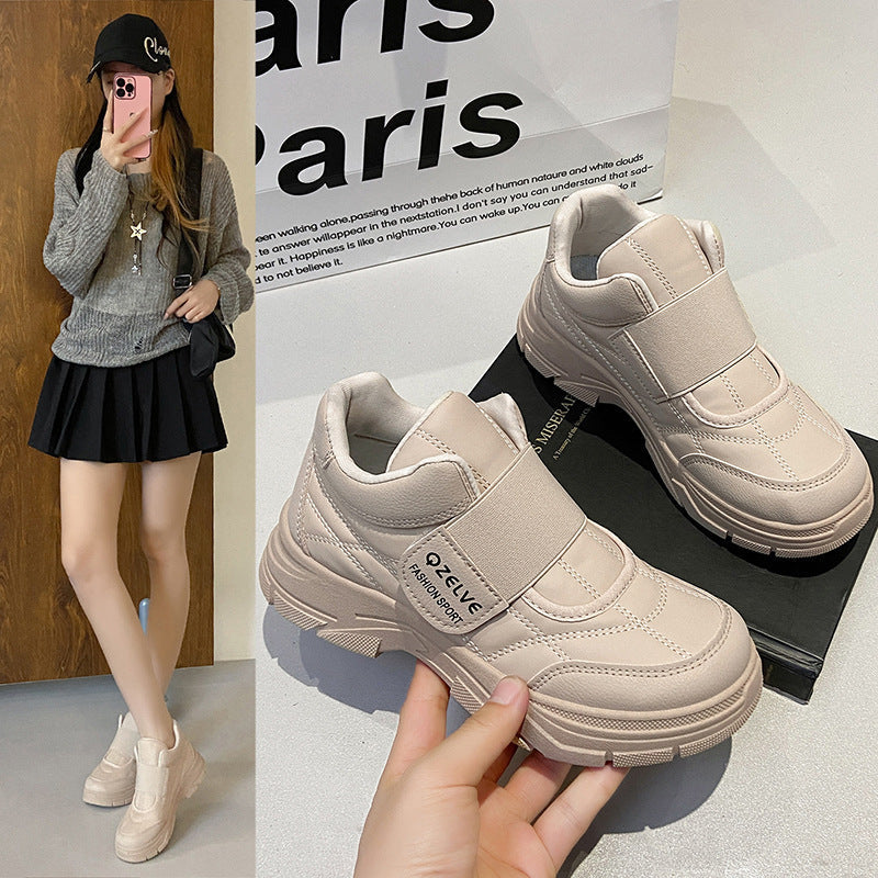 Damen Sneaker Sportlich Velours Rutschfest Komfortabel - BerlinGlamour