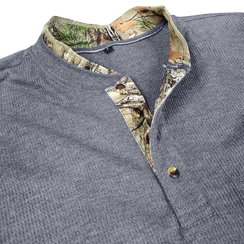 Herren Pullover Langarm Strukturiert Moderner Kragen