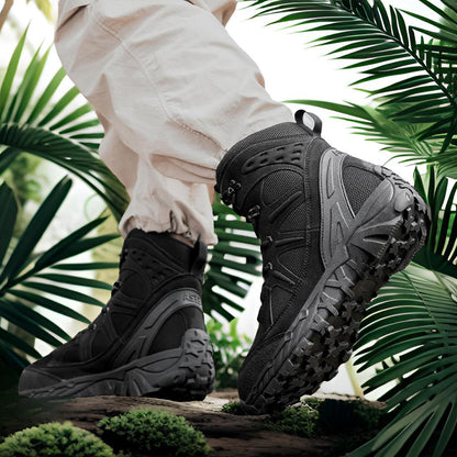 Herren Outdoor-Stiefel Wasserdicht Rutschfest Atmungsaktiv