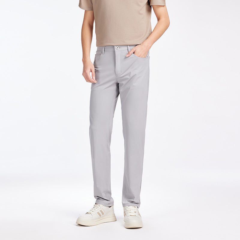 Herren Slimfit Chinohose Stretch mit Taschen Modern