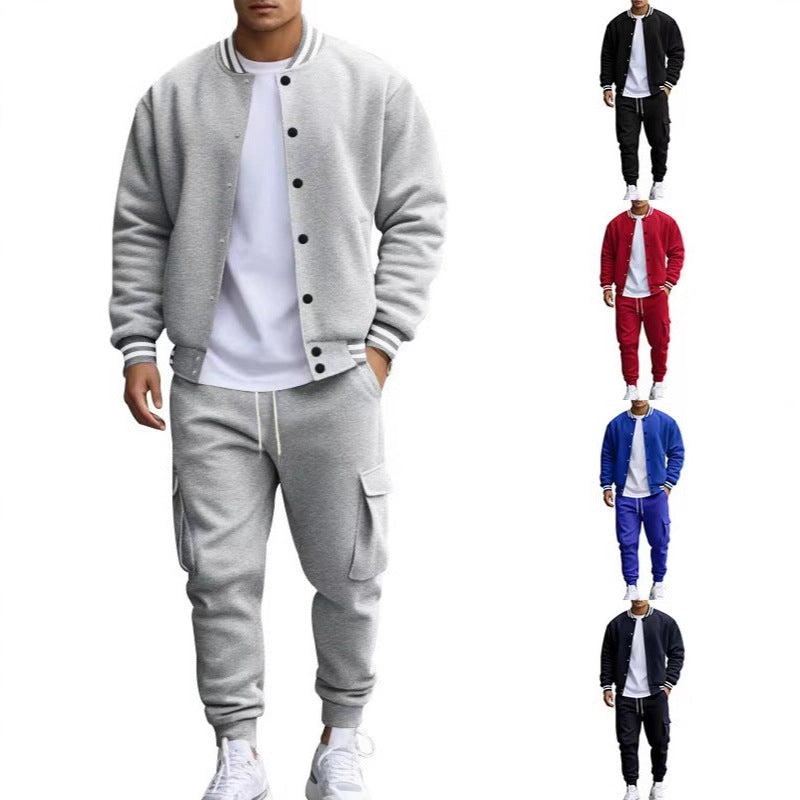 Bequemes Herren Sweater Jogginghose Set Stilvoll Modern - BerlinGlamour