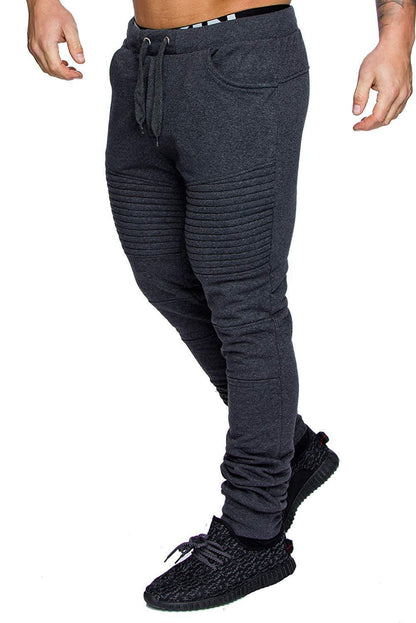 Herren Jogginghose Slim Fit Sportlich Mit Struktur